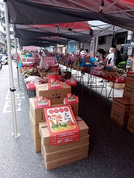 黎平里的中元團拜活動。圖/取自楊介舟臉書紛絲專頁
