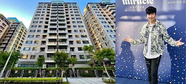 金曲歌王林俊傑轉手位於北市內湖的豪宅「遠雄米蘭苑」6樓戶，以1.02億元成交，可說是以「佛心售出」。圖／取自林俊傑臉書、Google Maps