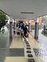 雨彈炸宜蘭！河濱公園多車險泡水　聖母護專校園成汪洋