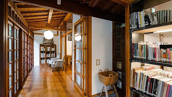 ▲「文房」提供市民一座心靈落院 (圖/頂新和德文教基金會提供)