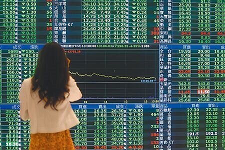 受美國股市暴跌影響,台股在國慶連假後的第一個交易日上演股匯雙殺,指數大跌596點,金控高層主管直言,台股已經超跌。(陳怡誠攝)