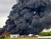 「高雄都看得到」台南回收場大火黑煙蔽天　環局調查將重罰