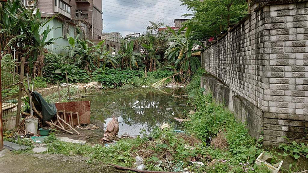 淤地改造前。圖片由蔡桂英里長提供
