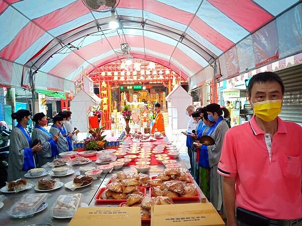 文衡里於武聖廟舉辦中元團拜活動。圖／取自新莊區文衡里臉書專頁
