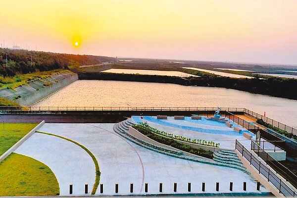 雲林縣麥寮鄉「濁水溪出海口生態園區」，打造12亮點迎賓。（第4河川局提供／張朝欣雲林傳真）