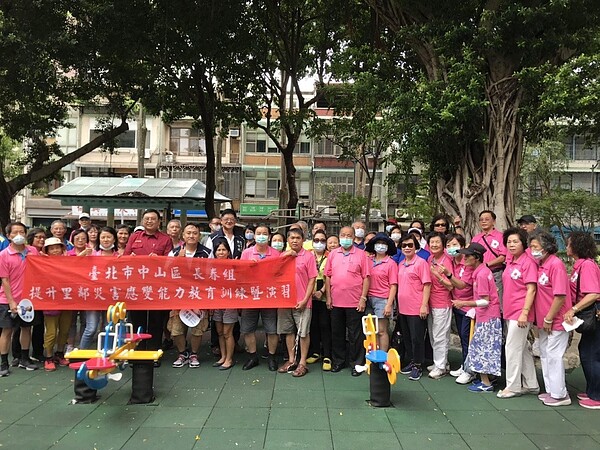 中原里防災講習。圖／取自「台北市鄰里服務網」
