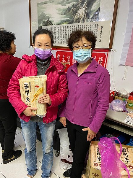 桃源里的寒冬送暖活動。圖／取自「陳仲宏」臉書