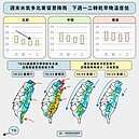 一張圖看周末天氣　彭啟明：今晚到明晨雨勢更明顯