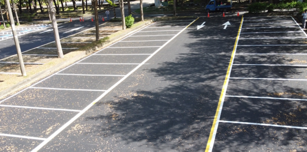 阿蓮區「如意公園停車場」整修完成。圖／高雄市政府提供
