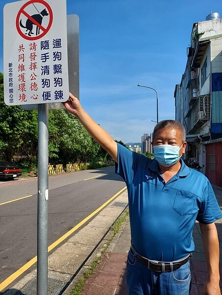 里長閻培樞溫和有人氣。圖／易小滿攝



