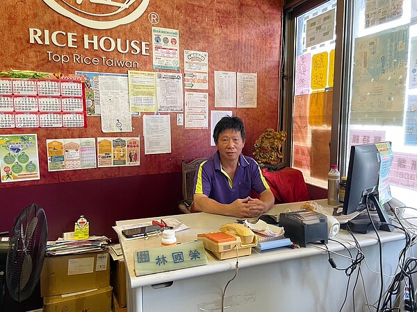 新店區張南里里長林國榮。圖／記者吳珮瑜攝

