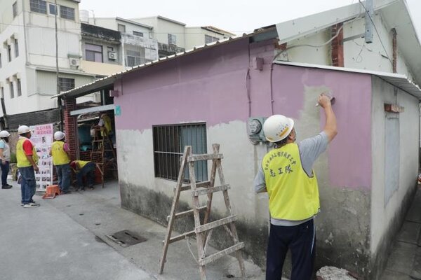 下營區弱勢家庭房屋修繕。圖／台南市政府提供