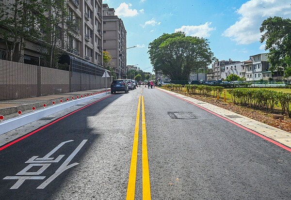 中壢北富台社宅周邊交通改善。圖/桃園市政府提供