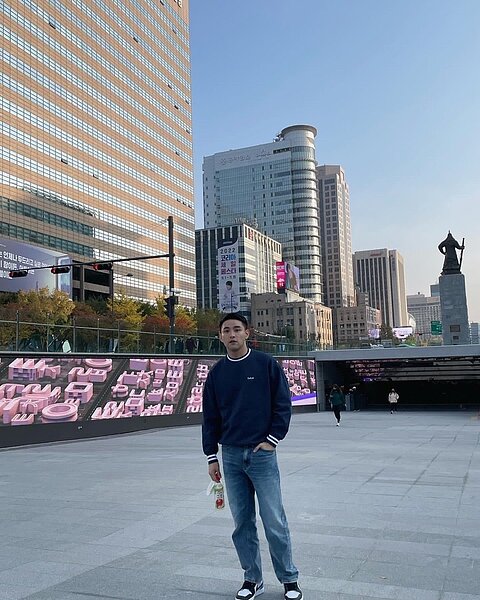 潘柏希到首爾度假。圖/摘自臉書