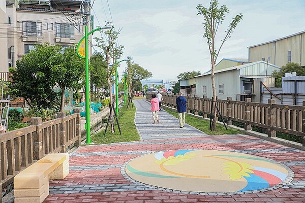 十四張圳第二期工程完工。圖／台中市府提供