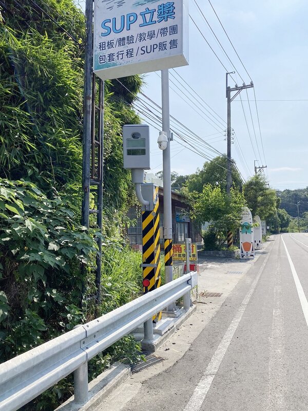 新竹縣新設4處固定式雷達測速照相設備。圖／交旅處提供