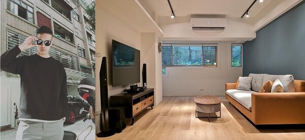 藝人陳大天在2019年6月買下第一間房，地點位於台北市木柵，坪數約25坪。圖／截自陳大天臉書