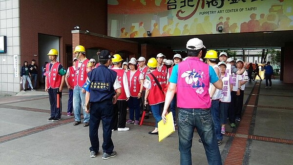 復盛里防災演習。圖／取自「臺北市鄰里服務網」
