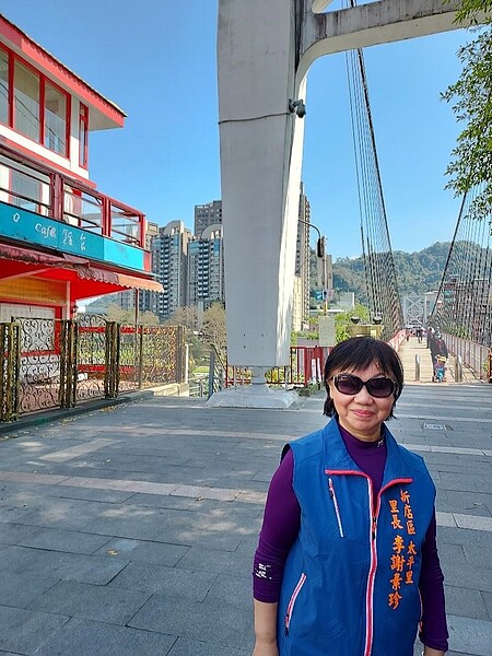 里長李謝素珍溫暖心善。圖／易小滿攝 


