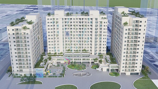 亞灣智慧公宅動土,634戶116年完工。圖/高雄市政府提供
