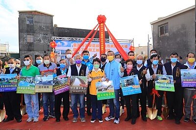 中市大安綜合性市民服務大樓開工,打造多元複合空間。圖/台中市民政局提供