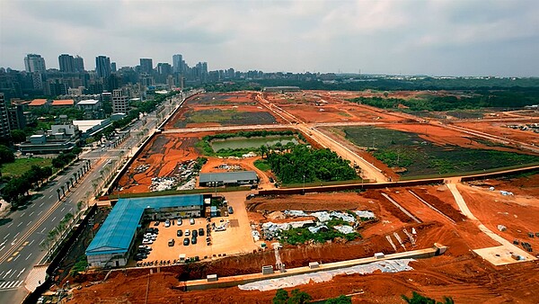 林口「超特殊」土地交易!買方「這思維」創區域行情 新北市政府府積極推動林口工一市地重劃區開發,全區總面積約108公頃,產業專用區約佔67頃。圖/新北市經發局提供