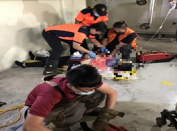 聯電南科新建廠區工人墜落頭著地送醫不治,遭勒令停工。圖/聯合報