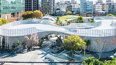 台中PARK2草悟廣場「植感」打卡新景點。圖/台中市觀旅局提供