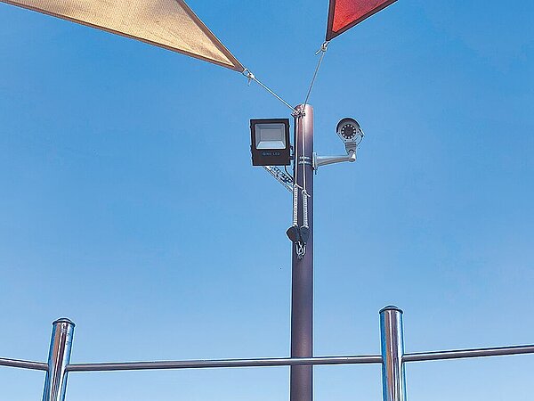 台南市目前有8座公園裝設監視器,合計59支。(台南市工務局提供/曹婷婷台南傳真)