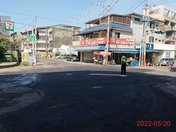 文化路與永二街路段已開放通行。圖/水利局提供