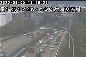 端午連假收假日　國1大雅交流道北上路段持續塞