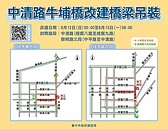 台中牛埔橋改建施工　12日凌晨封閉部分路段