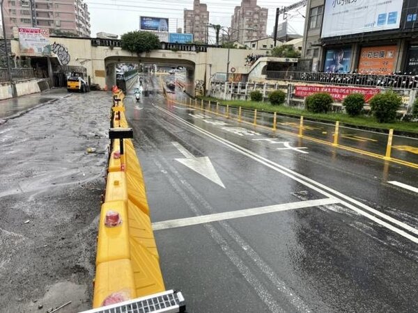 台南市預定從6月15日起封閉民族路（四維）地下道內側車道進行施工，工期約6個半月。圖／台南市政府提供