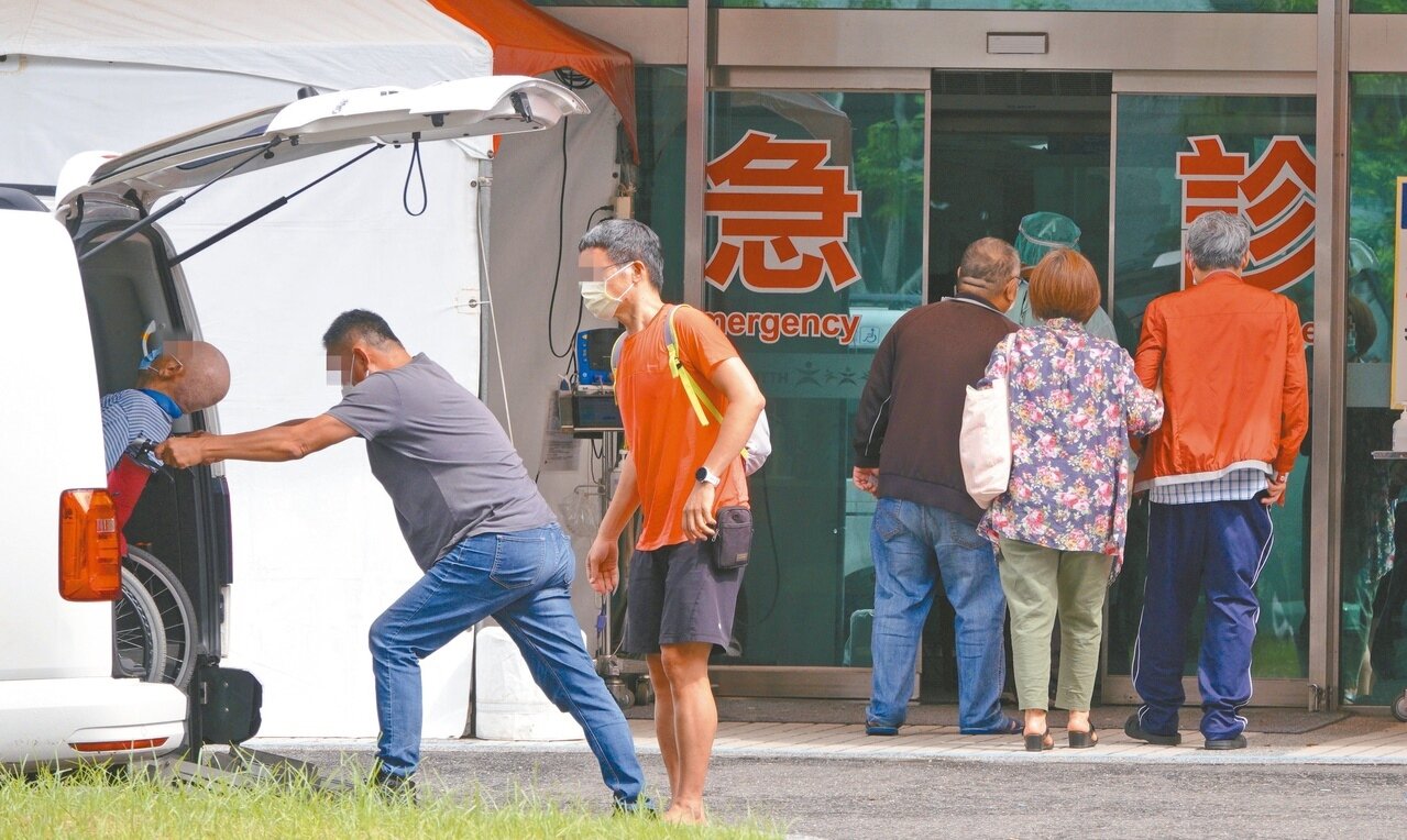 中南部疫情持續升溫。記者劉學聖/攝影