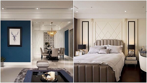 崔咪豪宅原裝潢。圖/取自《BACK TO BRITISH Tramy 崔咪》臉書