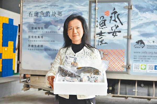 大陸禁止台灣石斑魚輸入,高雄市永安區漁會總幹事李秋錦近日積極尋找對策因應。(永安區漁會提供/林瑞益高雄傳真)