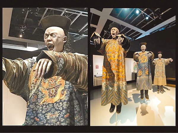 台南市美術館前晚在臉書粉專貼出法國凱布朗利博物館展出殭屍藝術品,預告25日在南美2館展出「亞洲的地獄與幽魂」,至13日下午6時已有6.1萬人按讚、3.2萬則留言與1.6萬次分享。(法國凱布朗利博物館提供/程炳璋台南傳真)