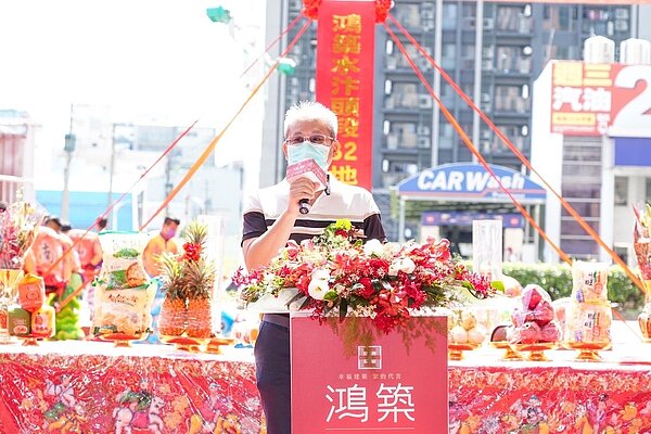 鴻築建設總經理吳裕國。圖／現場提供