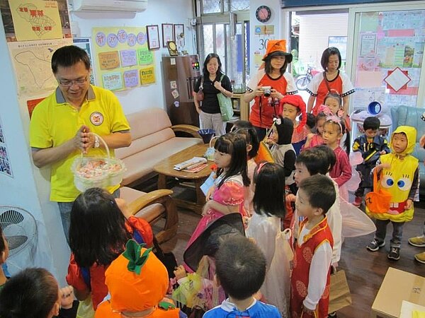 興邦里萬聖節活動。圖片擷取自興邦里Facebook 粉絲專頁