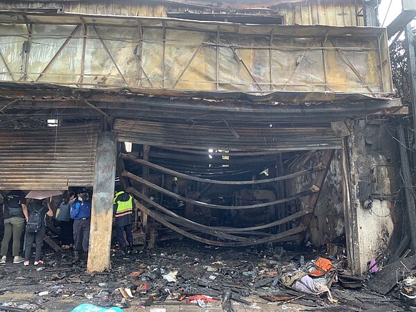 新竹市東大路輪胎行發生縱火8死悲劇。記者巫鴻瑋／攝影