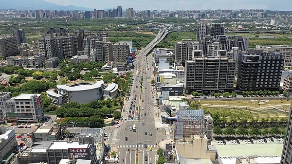 竹北－竹科路段上班車流量大。圖／交旅處提供