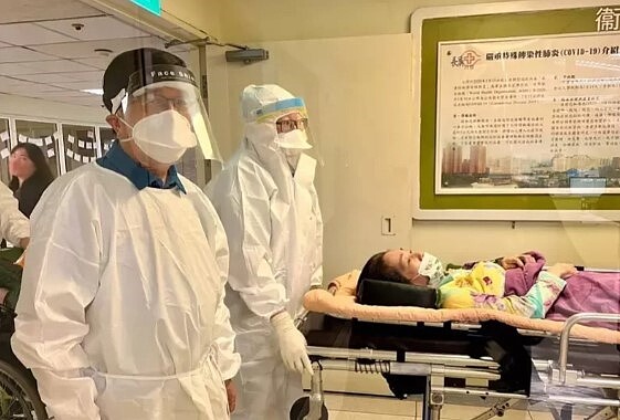 前總統夫人吳淑珍因確診住院治療,下周可望出院返家。圖/取自陳水扁臉書