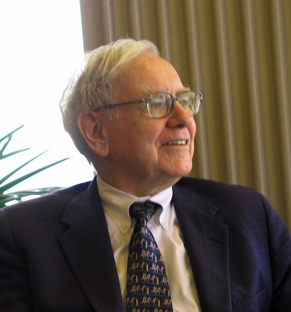 與美國「股神」華倫．巴菲特（Warren Buffett）共進午餐，即將成為絕響。圖／翻攝自維基百科