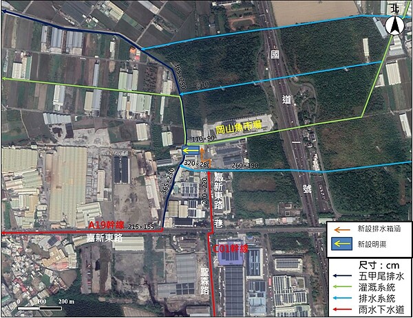 工程平面位置圖。圖／高雄市政府提供