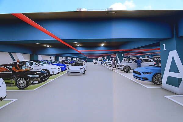 大台中轉運中心模擬圖。圖/交通局提供