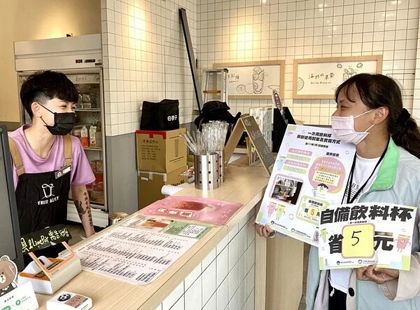 台南市環保局輔導店家。圖/台南市環保局提供
