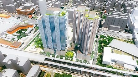 E1E2未來開發規劃構想以高密度開發區住商大樓與低密度開發區文化資產共存共榮為原則,重現鐵道文化。 北市住宅及都更中心/提供