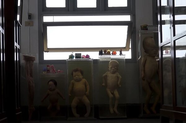 泰國「西里拉醫學博物館」陳設許多連體嬰、水腦症等異常胎兒的遺體,不少YouTuber也曾到此取景介紹。圖/擷自Youtube