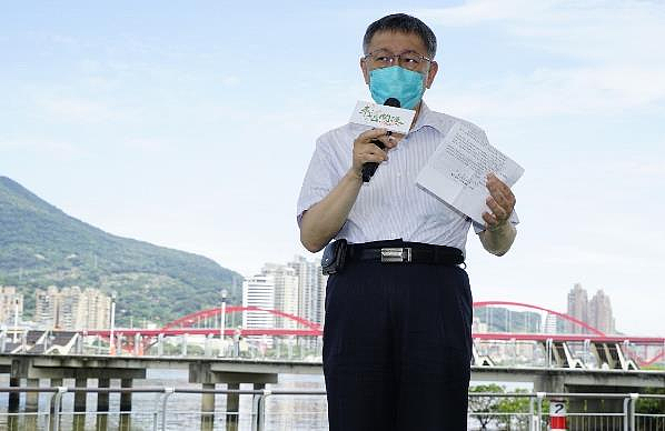 柯文哲表示,台北市政府正積極爭取2038亞運在台北,設計的時候就會從北士科、規畫到社子島到關渡。圖/北市府提供