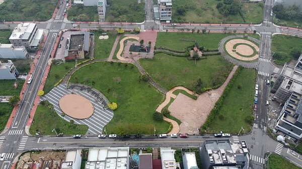 新竹縣湖口鄉公五公園即將規劃設計改造成湖口首座特色公園。圖／新竹縣產發處提供